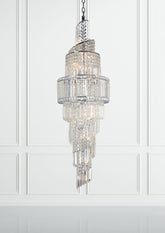Magnalux, Isla 19 Light 1600mm Crystal Polished Chrome